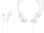 Logitech USB-Headset H390 grau, weiß