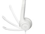 Logitech USB-Headset H390 grau, weiß