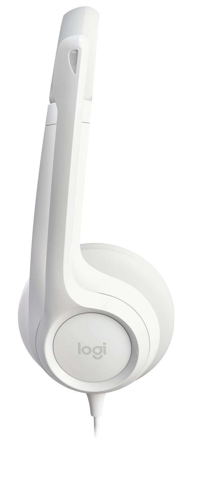 Logitech USB-Headset H390 grau, weiß