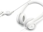 Logitech USB-Headset H390 grau, weiß