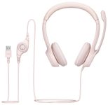 Logitech USB-Headset H390 rosa