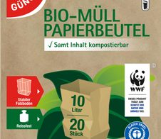GUT&GÜNSTIG Biomüllbeutel 10,0 l braun