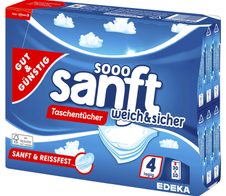 GUT&GÜNSTIG Taschentücher 4-lagig