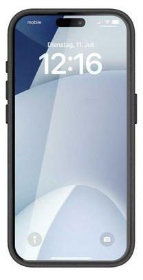 WOODCESSORIES Handy-Cover Bio Case für iPhone 15  schwarz