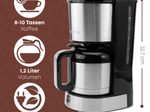CLATRONIC KA 3805 Kaffeemaschine silber/schwarz