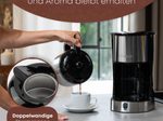 CLATRONIC KA 3805 Kaffeemaschine silber/schwarz