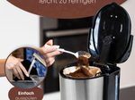CLATRONIC KA 3805 Kaffeemaschine silber/schwarz