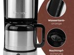 CLATRONIC KA 3805 Kaffeemaschine silber/schwarz