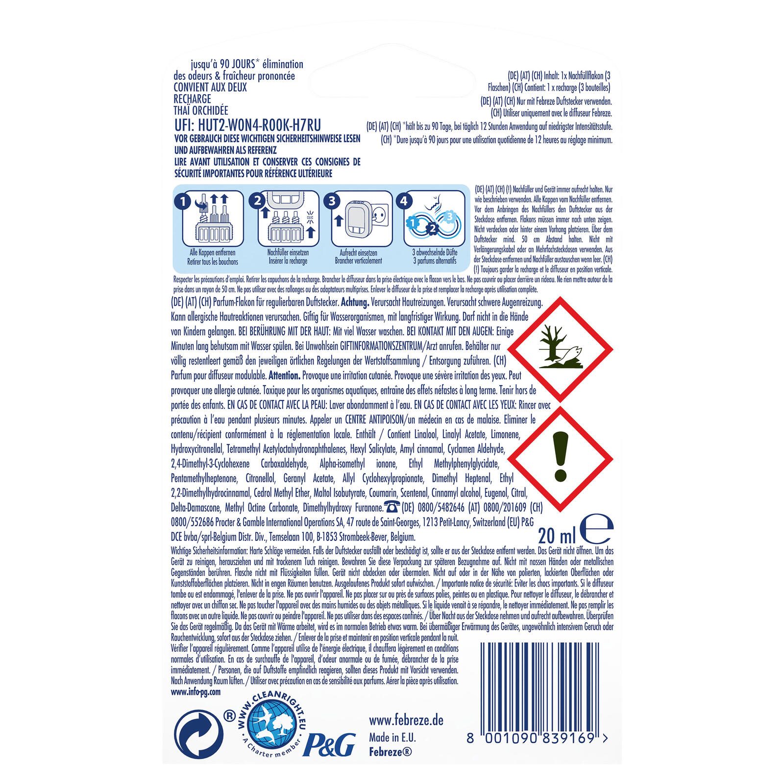 febreze Raumduft-Nachfüller Thai Orchidee 20,0 ml
