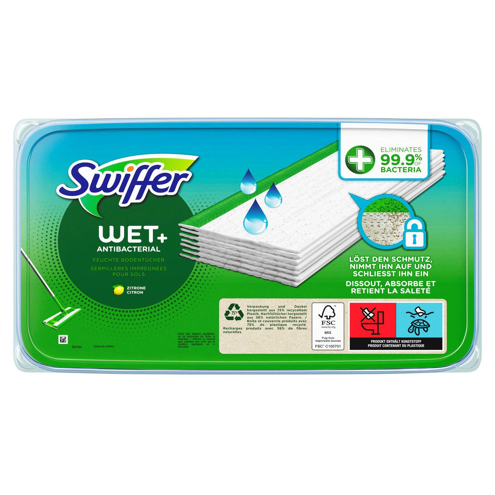 Swiffer Feuchte Bodentücher 100% Mikrofaser