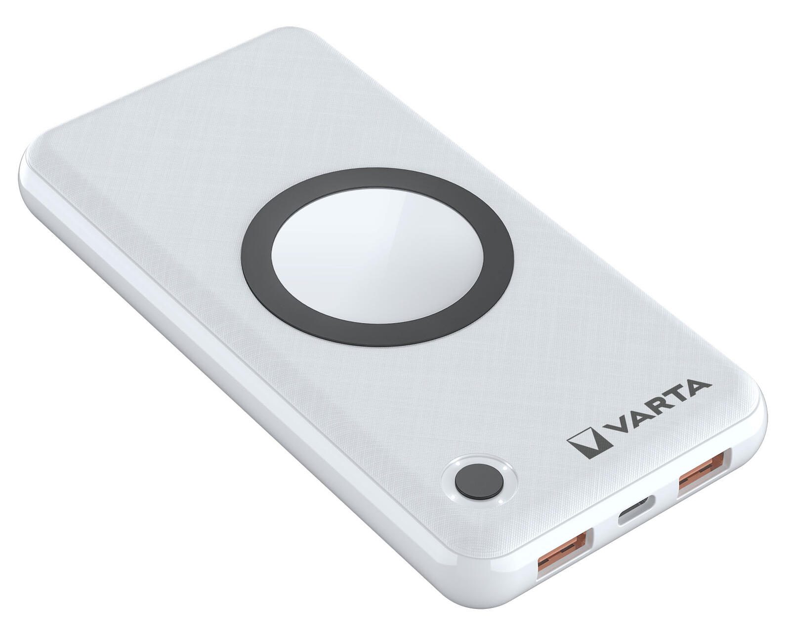 VARTA Wireless Powerbank 15.000 mAh weiß