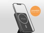 XLAYER MagFix PRO 2-in-1 wireless Powerbank 5.000 mAh schwarz