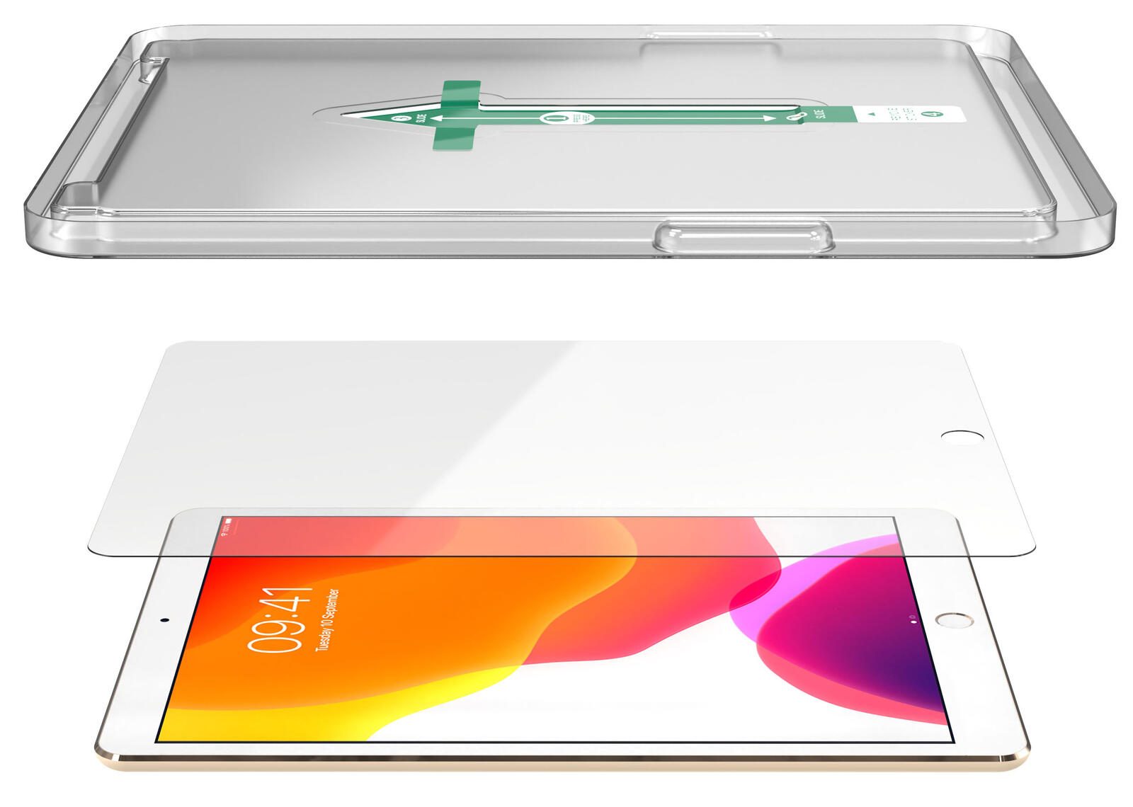 NEXT ONE Display-Schutzglas passend für Modell: iPad 7. Gen (2019) - Apple