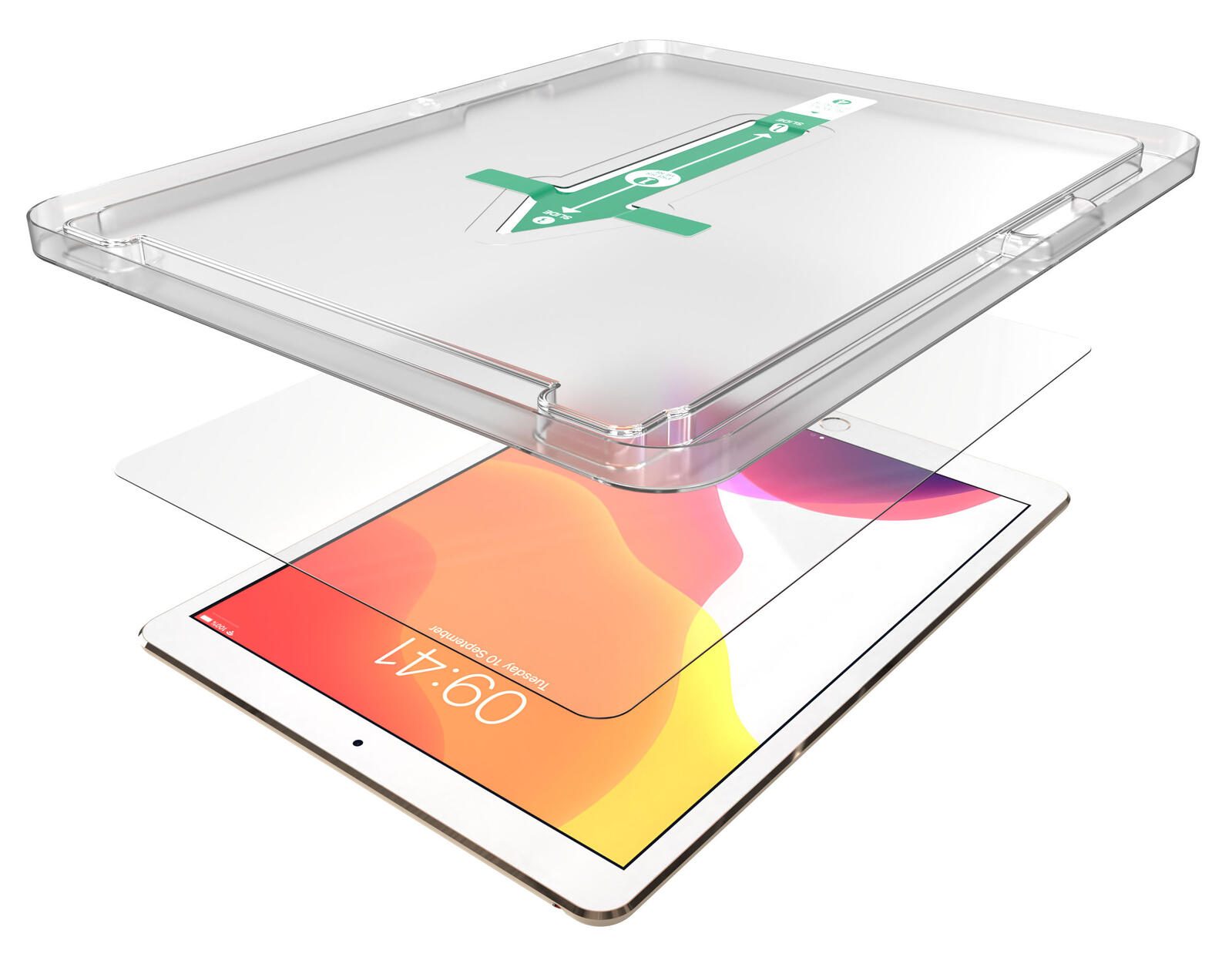 NEXT ONE Display-Schutzglas passend für Modell: iPad 7. Gen (2019) - Apple