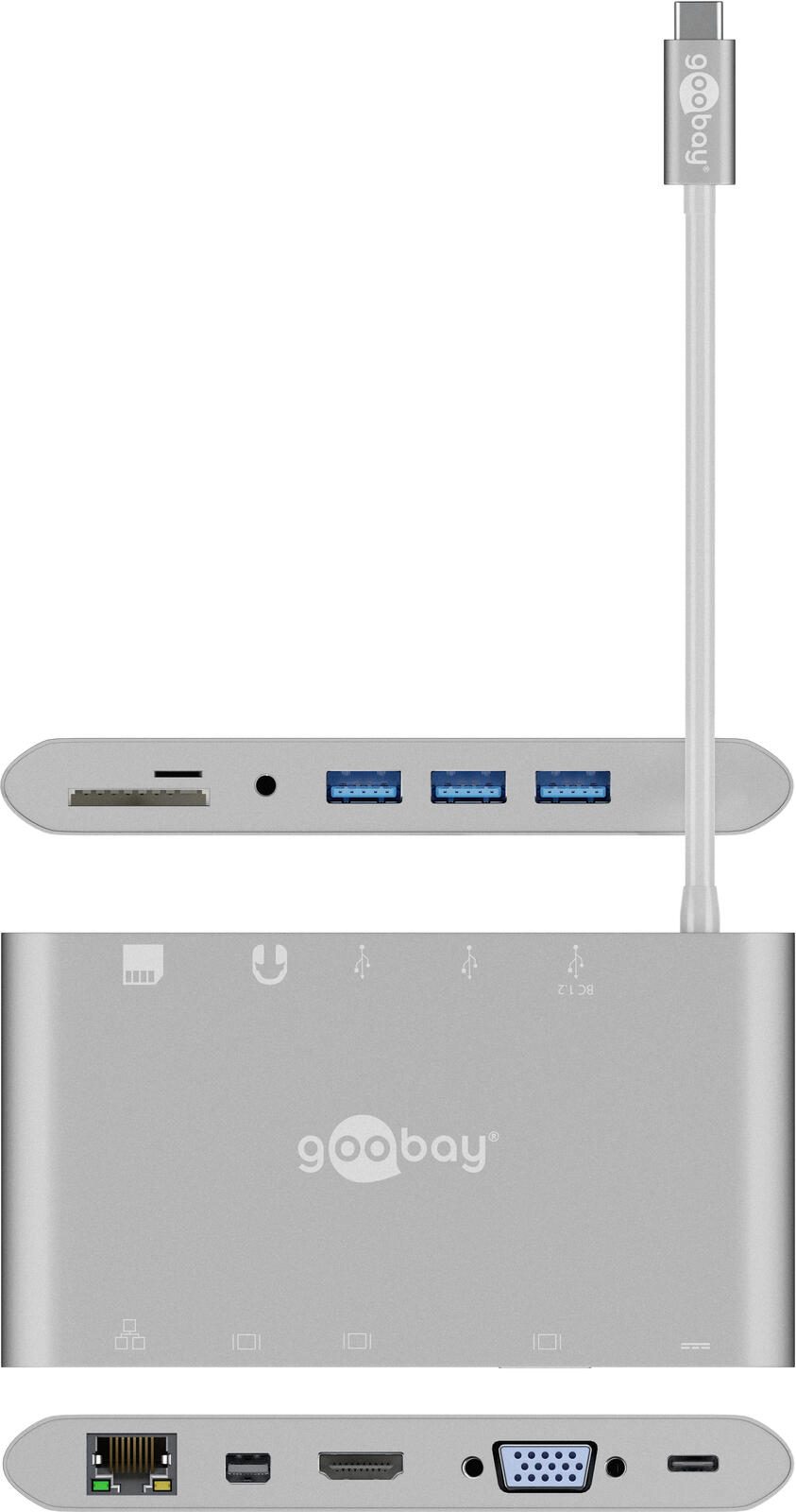 goobay Adapter USB-C Multi-Adapter