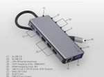 XLAYER Multiport-Adapter USB C Hub 13-in-1 13-in-1