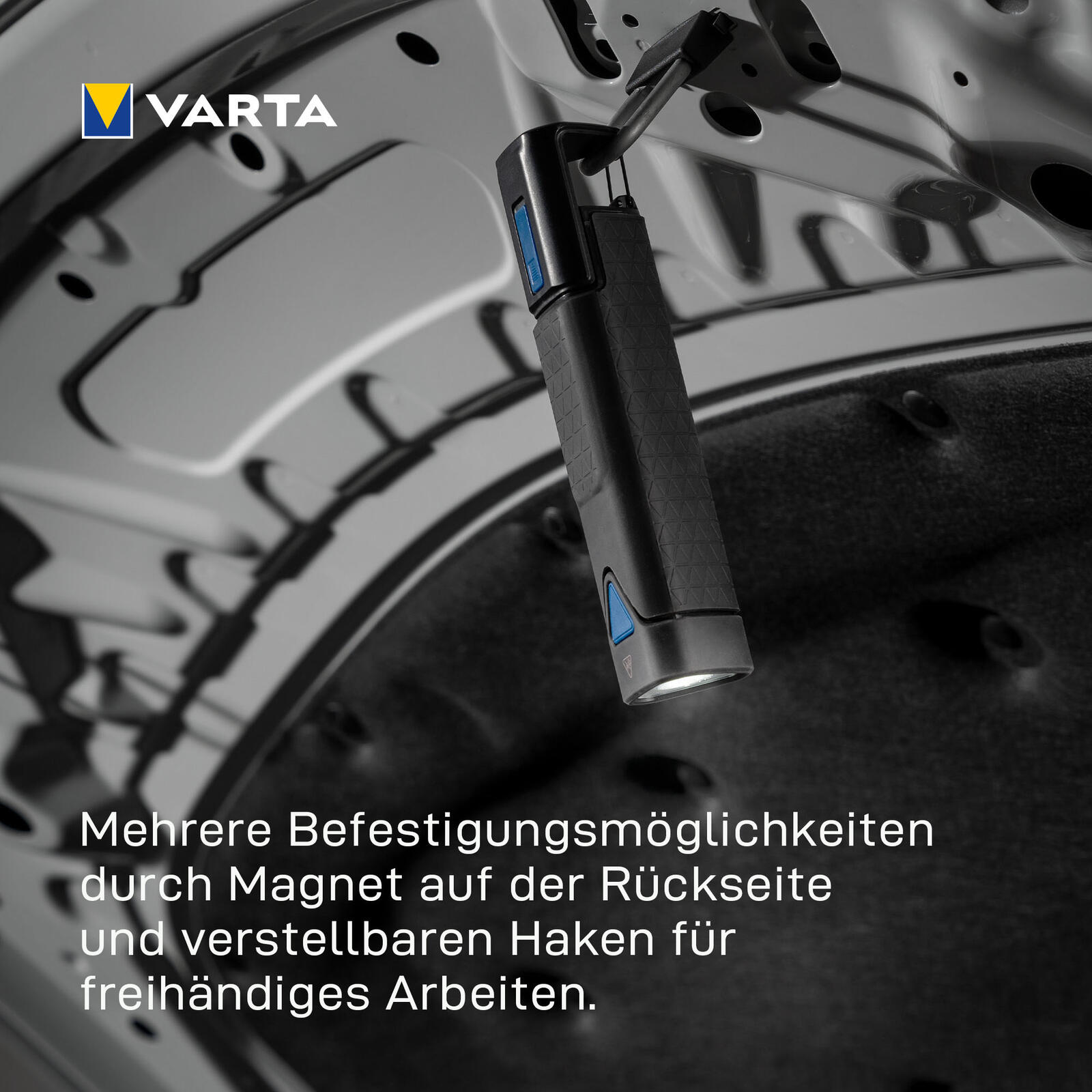 VARTA Handscheinwerfer schwarz