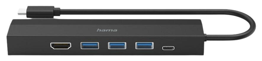 Hama Multiport-Adapter USB-C-Hub Multiport 6 Ports