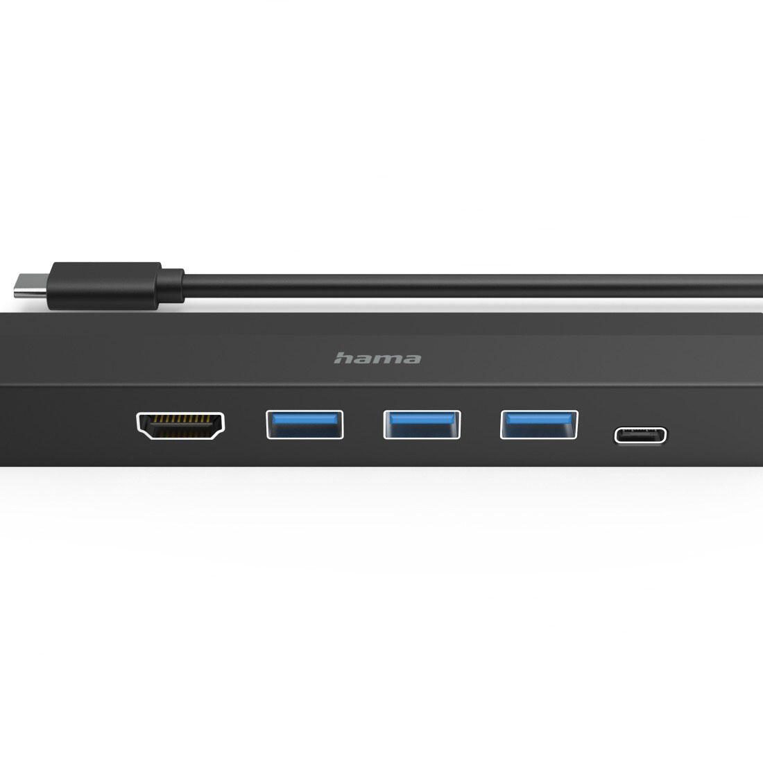 Hama Multiport-Adapter USB-C-Hub Multiport 6 Ports