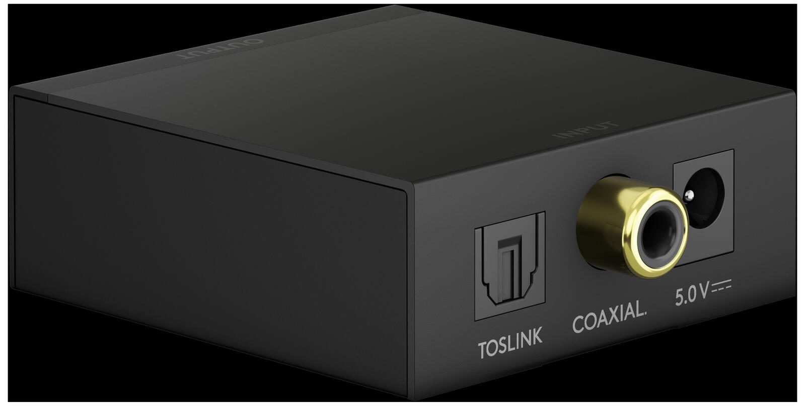 goobay Media Converter S/PDIF, Koax-Buchse/2x Cinch-Buchse, 3,5 mm Klinke