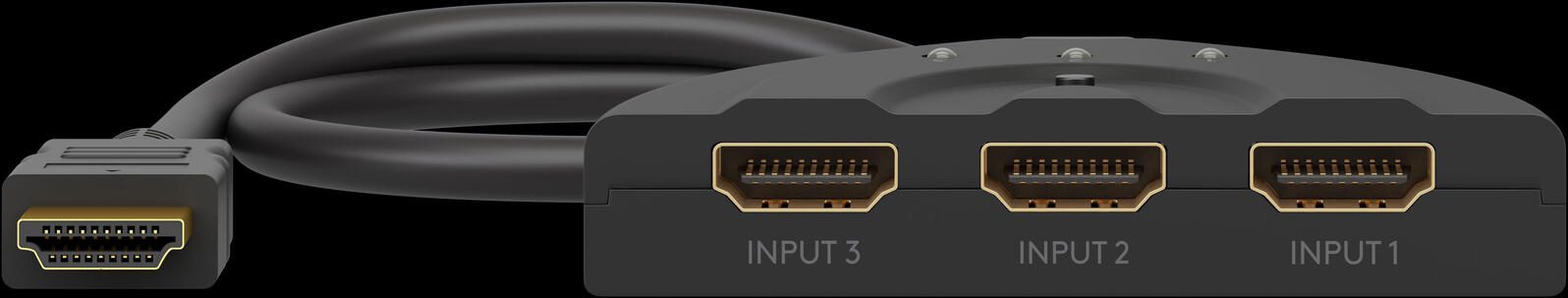 goobay HDMI-Switch Micro USB-B, HDMI 3 auf 1