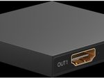 goobay Splitter HDMI Splitter 1 auf 2