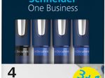 Schneider One Business Tintenroller 0,6 mm 3 St. blau, 1 St. schwarz