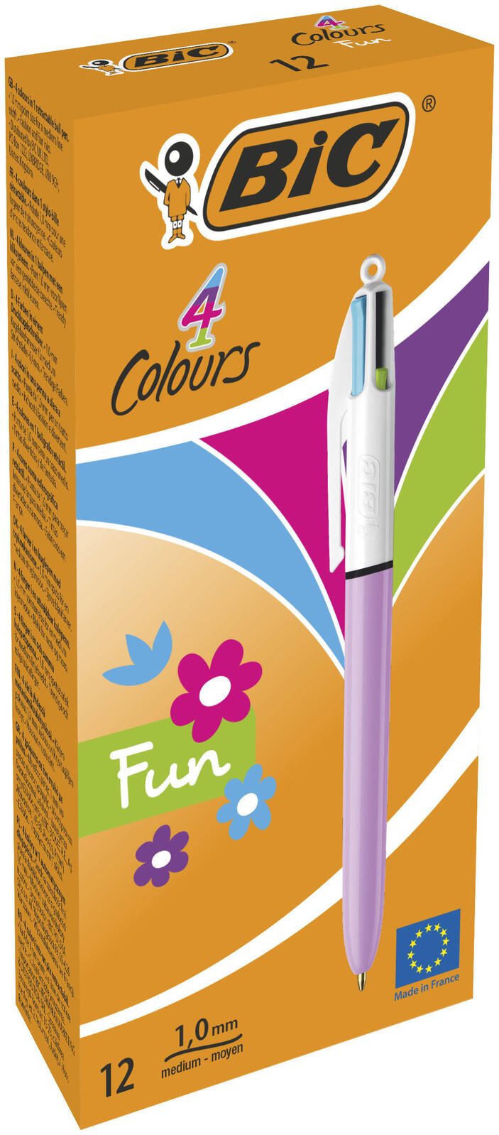 BIC® 4-Farben-Kugelschreiber Mehrfarbig