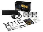 ASUS TUF Gaming LC II 360 ARGB All-in-One-Flüssig-CPU-Kühler (Aura Sync Beleuchtung, 3x TUF Gaming 120mm ARGB-Radiatorlüfter, schwarz)