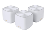 ASUS ZenWiFi XD4 Plus 3er Set AX1800 Whole-Home Mesh WiFi 6 System kombinierbarer Router (bis zu 445m² Abdeckung, AiMesh, AiProtection, Wandbefestigung, App Steuerung) weiß
