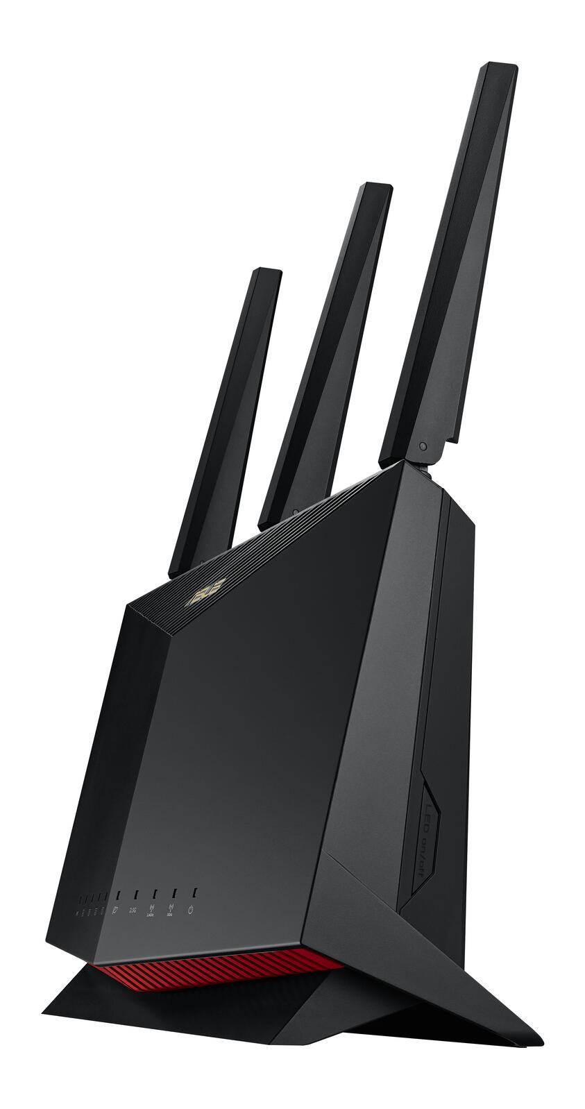ASUS RT-AX86U Pro AX5700 AiMesh Dual Band WiFi 6 Gaming kombinierbarer Router (Tethering als 4G und 5G Router-Ersatz, PS5-kompatibel, Mobile Game Mode, AiProtection Pro, 2.5G Port, Gaming Port, Adaptive QoS)