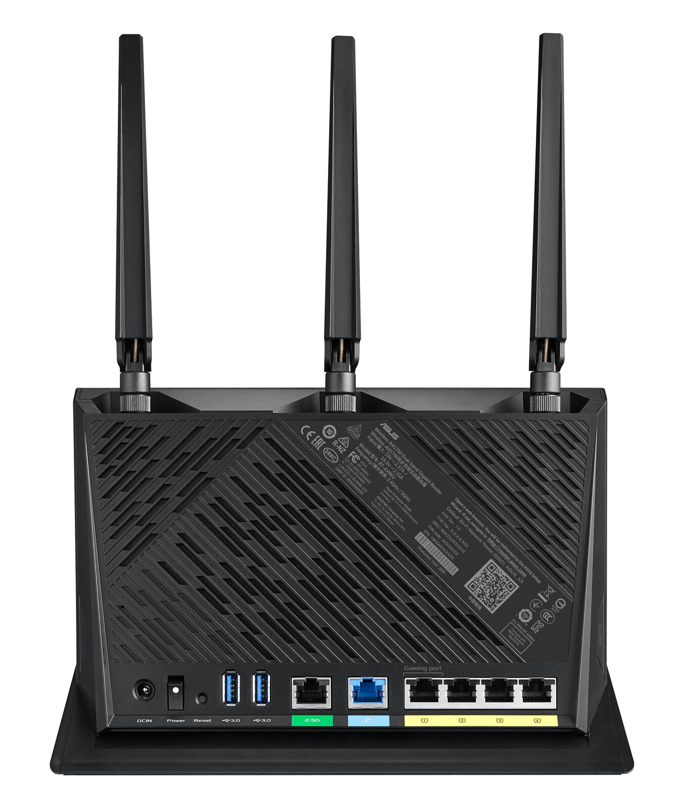 ASUS RT-AX86U Pro AX5700 AiMesh Dual Band WiFi 6 Gaming kombinierbarer Router (Tethering als 4G und 5G Router-Ersatz, PS5-kompatibel, Mobile Game Mode, AiProtection Pro, 2.5G Port, Gaming Port, Adaptive QoS)