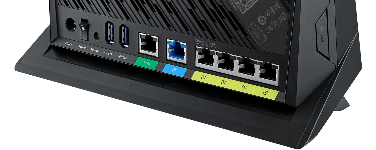 ASUS RT-AX86U Pro AX5700 AiMesh Dual Band WiFi 6 Gaming kombinierbarer Router (Tethering als 4G und 5G Router-Ersatz, PS5-kompatibel, Mobile Game Mode, AiProtection Pro, 2.5G Port, Gaming Port, Adaptive QoS)