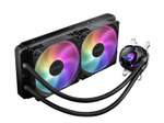ASUS ROG STRIX LC II 280 ARGB All-in-One CPU-Wasserkühlung (Aura Sync, zwei adressierbare ROG-140mm-Radiatorlüfter)