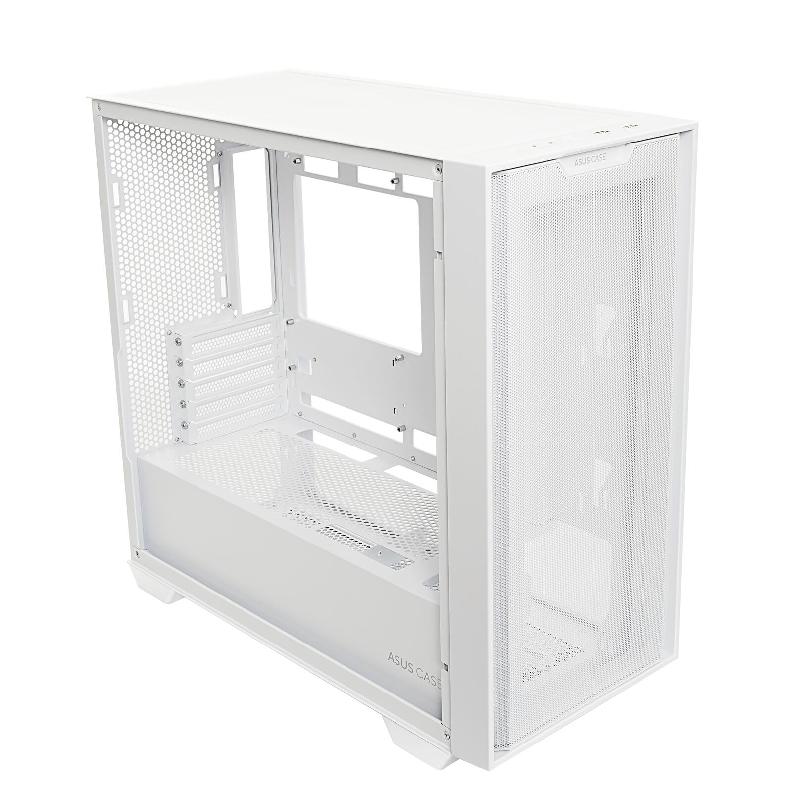 ASUS A21 Micro-ATX Gaming Gehäuse weiß