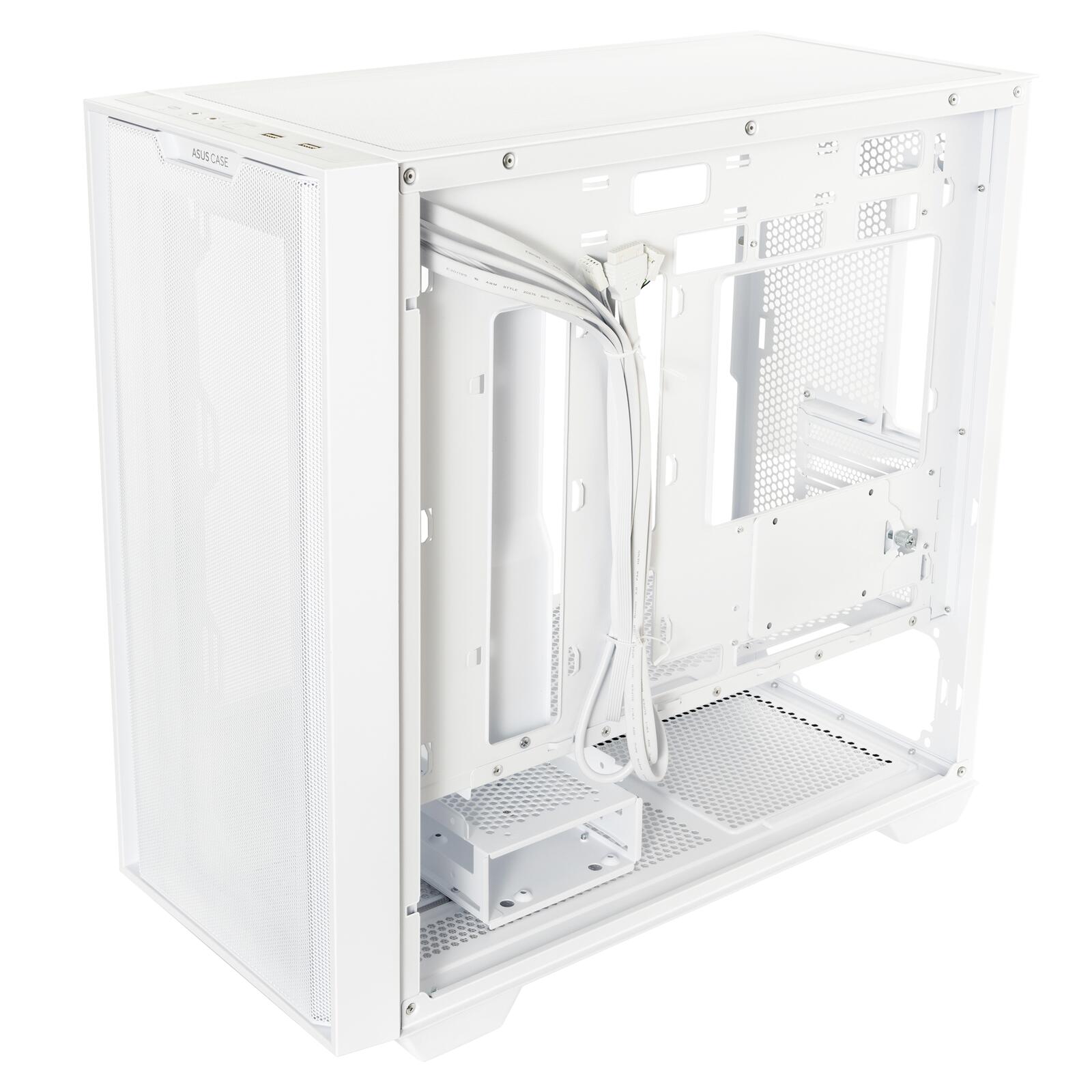ASUS A21 Micro-ATX Gaming Gehäuse weiß
