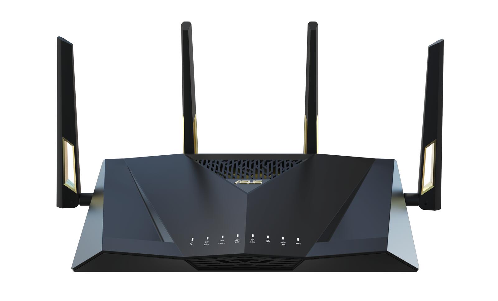 ASUS RT-AX88U Pro AX6000 Dual Band WLAN kombinierbarer Router (Tethering als 4G und 5G Router-Ersatz, WiFi 6, Dual 2.5G Port, 2.0 GHz Quad-Core CPU, AiProtection Pro, WPA3, AiMesh, Kindersicherung)