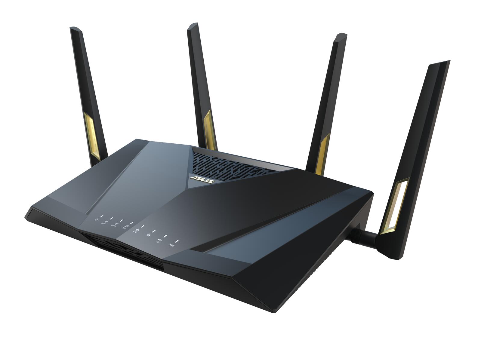 ASUS RT-AX88U Pro AX6000 Dual Band WLAN kombinierbarer Router (Tethering als 4G und 5G Router-Ersatz, WiFi 6, Dual 2.5G Port, 2.0 GHz Quad-Core CPU, AiProtection Pro, WPA3, AiMesh, Kindersicherung)