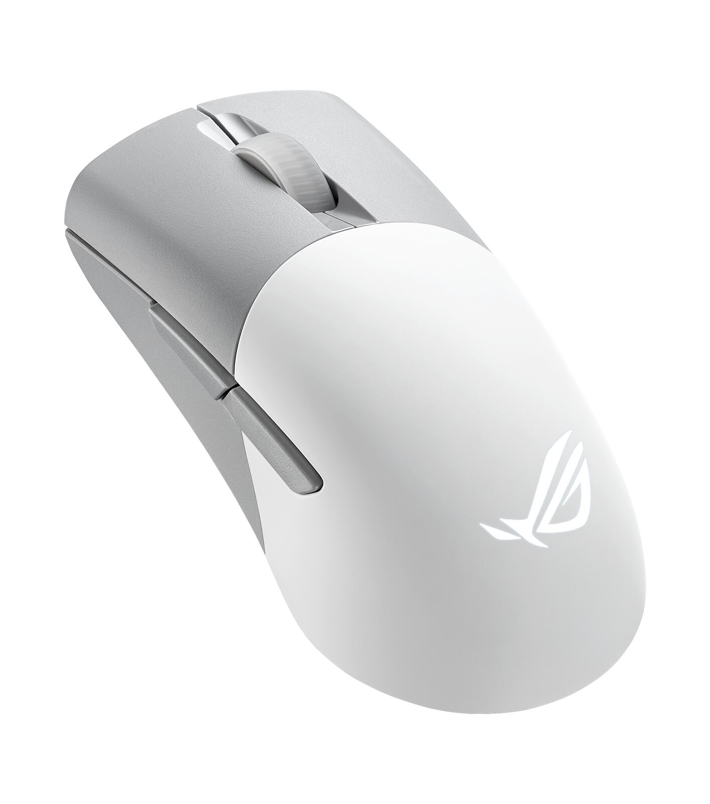 ASUS ROG Keris Wireless AimPoint RGB Gaming Maus, weiß