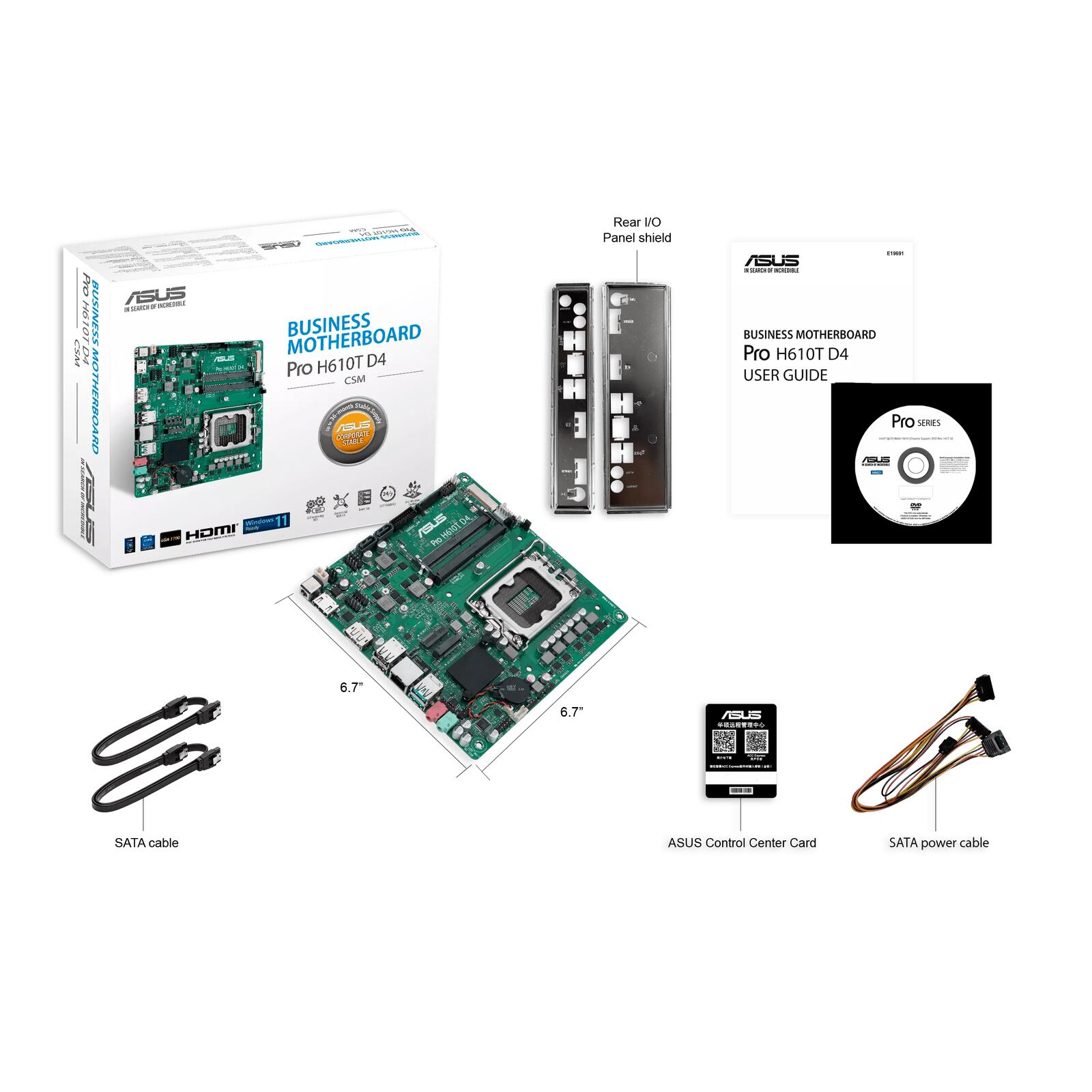 ASUS Pro H610T D4-CSM