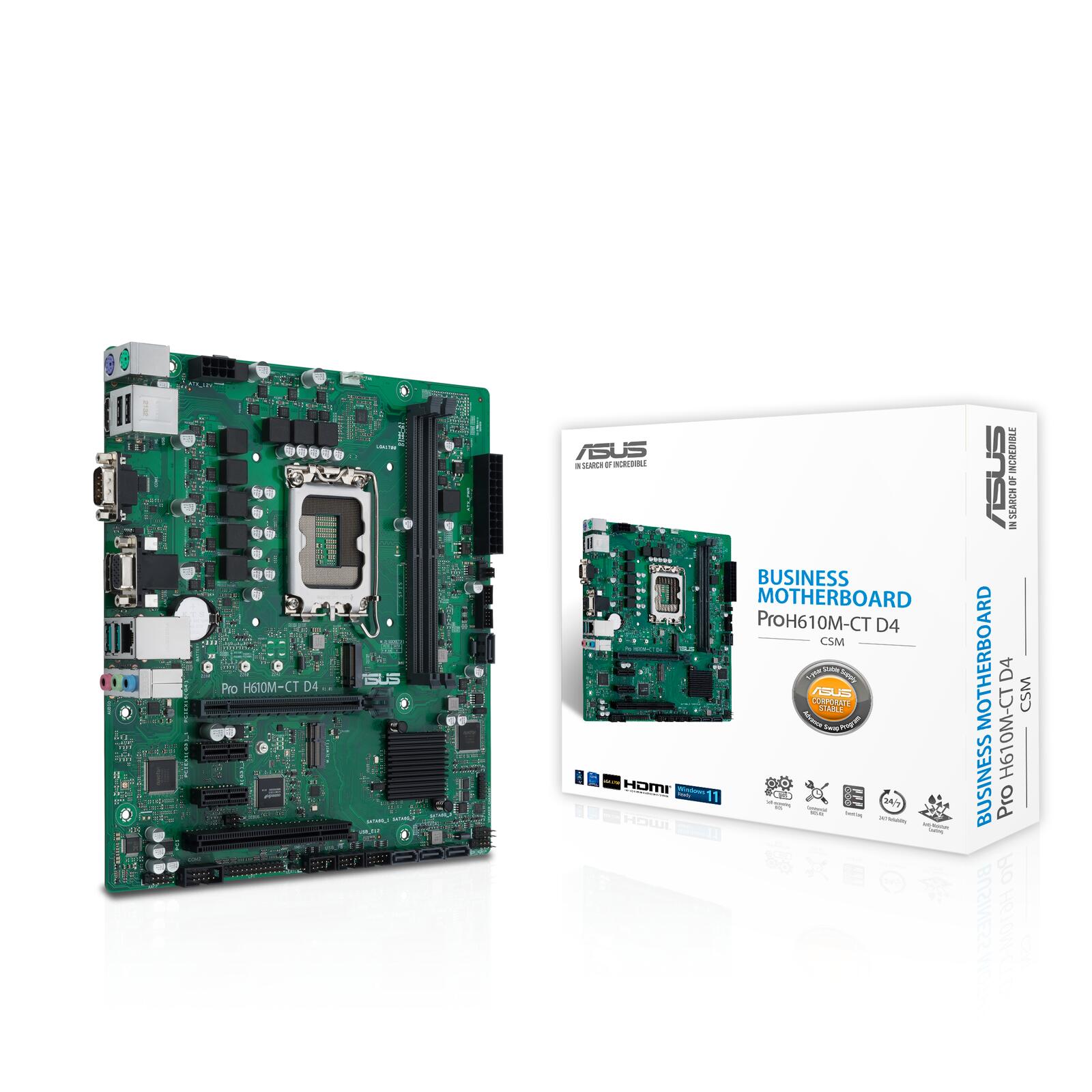 ASUS Pro H610M-C D4-CSM