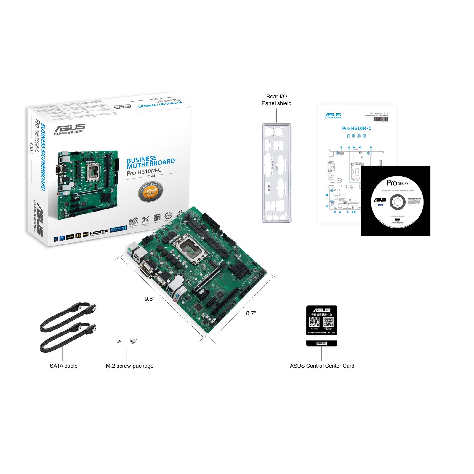 ASUS PRO H610M-C-CSM
