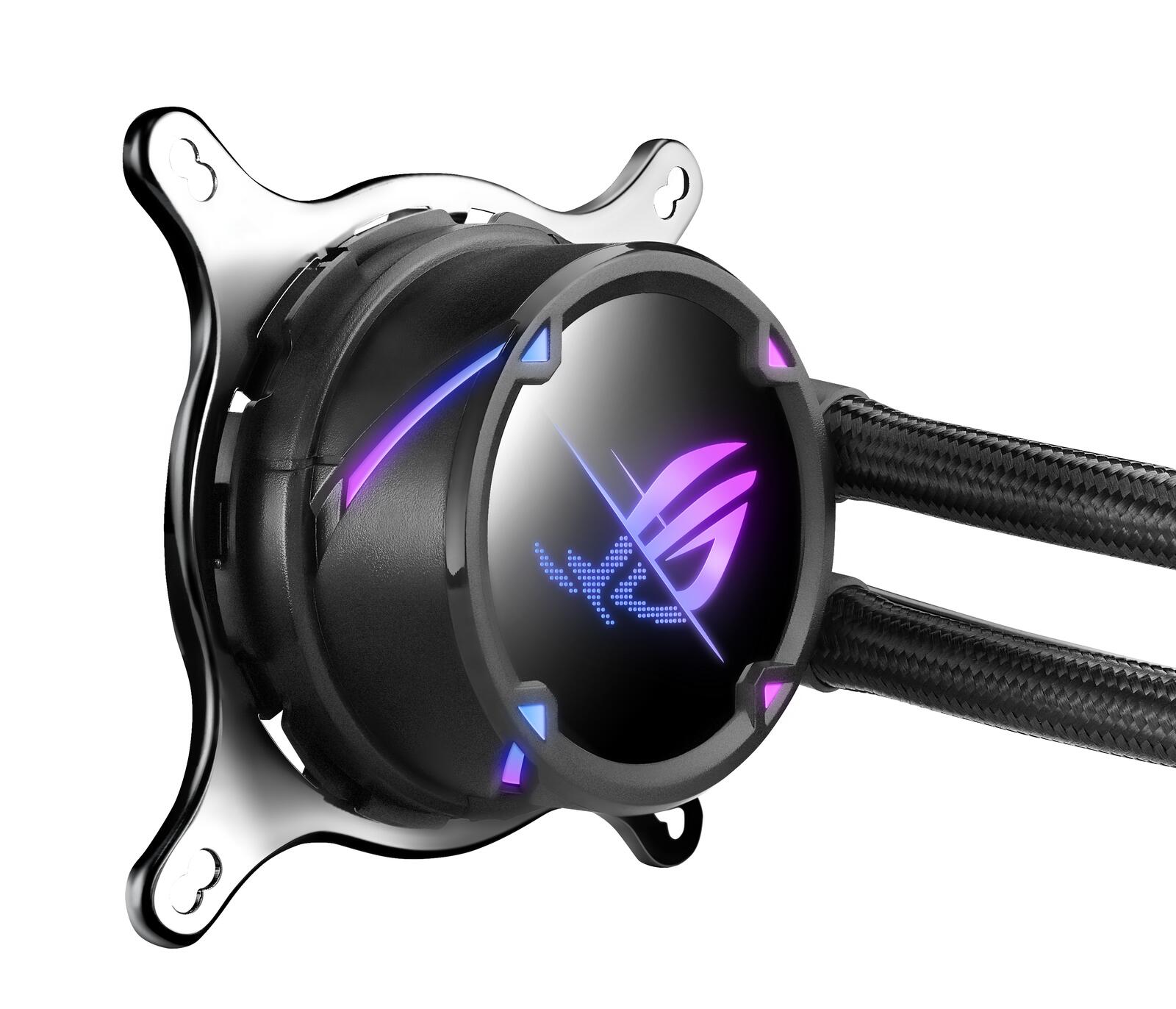ASUS ROG STRIX LC II 240 All-in-One Flüssig-CPU-Wasserkühlung (Aura Sync, zwei adressierbare ROG 120mm RGB-Lüfter)