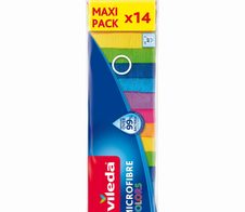 vileda COLORS MAXI PACK Mikrofasertücher, farbsortiert