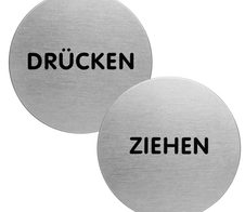 DURABLE Piktogramm Drücken 6.5 cm