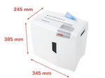 HSM Aktenvernichter shredstar S10 - Sicherheitsstufe 2 - Streifenschnitt - 6,0mm - 10 Blatt