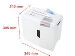 HSM Aktenvernichter shredstar X5 - Sicherheitsstufe 4 - Partikelschnitt - 4,5 x 30 mm - 5 Blatt