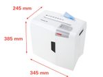 HSM Aktenvernichter shredstar X8 - Sicherheitsstufe 4 - Partikelschnitt - 4,5 x 30 mm - 8 Blatt