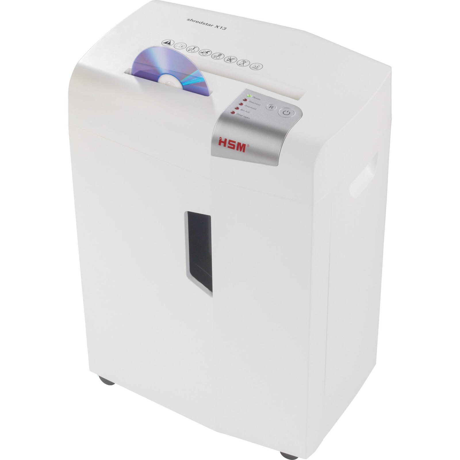 HSM Aktenvernichter shredstar X13 - Sicherheitsstufe 4 - Partikelschnitt - 4 x 37 mm - 13 Blatt