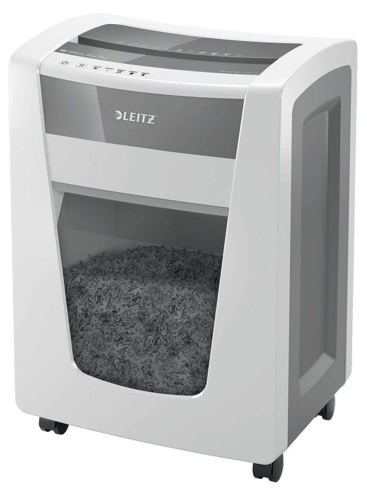 LEITZ IQ Office Pro Aktenvernichter mit Partikelschnitt